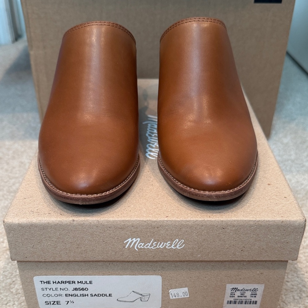 Madewell Women's The Harper Mule in English Saddle